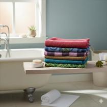 KIT 2 TOALHAS DE BANHO ESTAMPADA 68x137CM FELPUDA MACIA ALTA QUALIDADE TOLHAS DE PRAIA SORTIDA