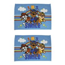 Kit 2 Toalhas de mão para Lancheira Infantil da Patrulha Canina com Toque Aveludado 40x28cm Lepper