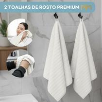 Kit 2 Toalhas De Rosto E Mãos Extra Macio Secagem Rápida Toque Suave Premium Kit 2 Toalhas De Rosto E Mãos Extra Macio Secagem Rápida Toque Suave Premium