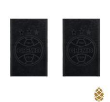 Kit 2 Toalhas De Rosto Jacquard Buettner Grêmio Preto Kit 2 Toalhas De Rosto Jacquard Buettner Grêmio Preto