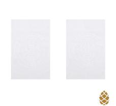 Kit 2 Toalhas de Rosto Jacquard Buettner Inter Branco Kit 2 Toalhas de Rosto Jacquard Buettner Inter Branco