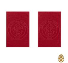 Kit 2 Toalhas de Rosto Jacquard Buettner Inter Vermelho