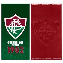 Kit 2 Toalhas Fluminense Banho Praia e Piscina Oficial Clubes do Brasil Licenciado Buettner Kit 2 Toalhas Fluminense Banho Praia e Piscina Oficial Clubes do Brasil Licenciado Buettner