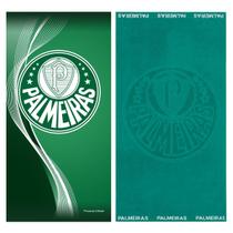 Kit 2 Toalhas Palmeiras Banho Praia e Piscina Oficial Clubes do Brasil Licenciado Buettner