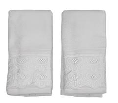 Kit 2 Toalhas Social Cristal Nadine Branca Buettner