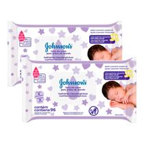 Kit 2 Toalhas Umedecidas Johnson's Baby Hora do Sono 96 Unidades Kit 2 Toalhas Umedecidas Johnson's Baby Hora do Sono 96 Unidades