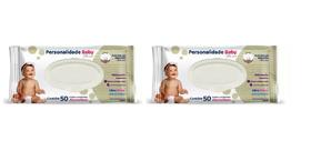Kit 2 Toalhas Umedecidas Personalidade Baby C50 - Eurofral