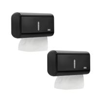 Kit 2 Toalheiro Papel Toalha Lavar Mãos Higiênico Sensor Inox Automático Economia Trava Segurança Banheiro Cozinha Restaurante Salão Barbearia Kit 2 Toalheiro Papel Toalha Lavar Mãos Higiênico Sensor Inox Automático Economia Trava Segurança Banheiro Cozinha Restaurante Salão Barbearia