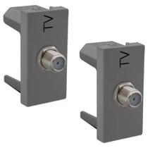 Kit 2 Tomada Antena Tv Legrand Pial Plus+ 635030 Bege Kit 2 Tomada Antena Tv Legrand Pial Plus+ 635030 Bege