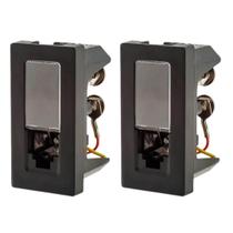 Kit 2 Tomada De Telefone Rj11 4 Fios Pial Plus+ 615010pt