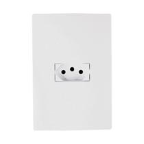 Kit 2 Tomada Elétrica Branca 20A Completa Linha I9 - Ilumi