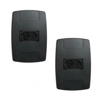 Kit 2 Tomada Elétrica Preta 2P+T 20A 250V Placa 4x2 Ilumi Kit 2 Tomada Elétrica Preta 2P+T 20A 250V Placa 4x2 Ilumi