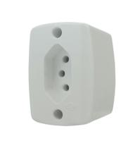 Kit 2 Tomada Elétrica Sobrepor Universal 20A Branca - Ilumi