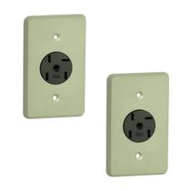 Kit 2 Tomada Embutir Para Telefone Tipo Telebrás Pial 5103