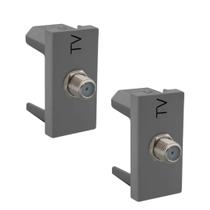 Kit 2 Tomadas Antena Tv Pial Plus+ Cz - Qualidade Legrand