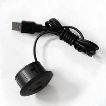 Kit 2 Tomadas USB Embutidas p/ Móveis Plug Lar 1 USBC 1 USBA LED Indicador Kit 2 Tomadas USB Embutidas p/ Móveis Plug Lar 1 USBC 1 USBA LED Indicador