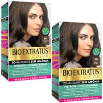 Kit 2 Tonalizante Bio Extratus 60 Louro Escuro Tecnologia Profissional