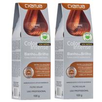Kit 2 Tonalizante Color Intense Cobre Ckamura 100g