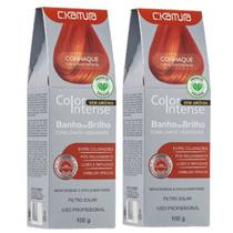 Kit 2 Tonalizante Color Intense Conhaque Ckamura 100g Kit 2 Tonalizante Color Intense Conhaque Ckamura 100g