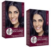 Kit 2 TONALIZANTE HASKELL 100 PRETO AZULADO Kit 2 TONALIZANTE HASKELL 100 PRETO AZULADO