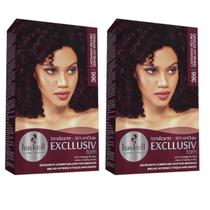 Kit 2 TONALIZANTE HASKELL 366 CASTANHO ESCURO VERMELHO INTENSO Kit 2 TONALIZANTE HASKELL 366 CASTANHO ESCURO VERMELHO INTENSO