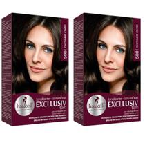 Kit 2 TONALIZANTE HASKELL 500 CASTANHO CLARO Kit 2 TONALIZANTE HASKELL 500 CASTANHO CLARO