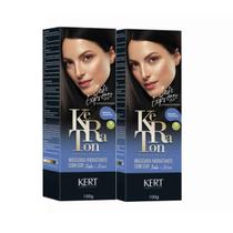 Kit 2 Tonalizante Keraton Banho De Brilho Café Expresso Kert