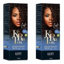 Kit 2 Tonalizante Keraton Banho De Brilho Café - Kert