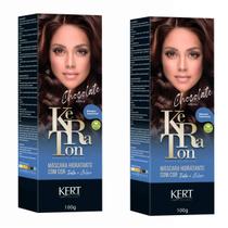 Kit 2 Tonalizante Keraton Banho De Brilho Chocolate - Kert