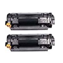 Kit 2 Toner CE285A CE285 435 436 - P1102 M1212 M1132 1132 1102W P1102W QS-6AX6-BGXE