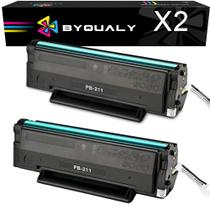 Kit 2 Toners Compatível Elgin Pantum PB-210 PB-211 1.600 Págs Preto Kit 2 Toners Compatível Elgin Pantum PB-210 PB-211 1.600 Págs Preto