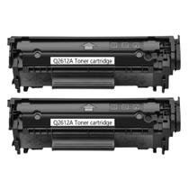Kit 2 Toners Compatível Hp Q2612a 12a 1010 1020 3050