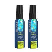 Kit 2 Tônico Anticaspa Loção Própolis Menta e Combaxil Sem Enxágue 55ml Bio Extratus