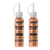 Kit 2 Tonico Cabelo Extrato De Cravo 100mL - Gota Dourada