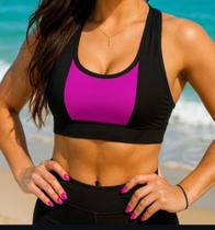 Kit 2 Top Academia com bojo removível