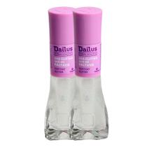 Kit 2 Top Coat Glitter Dailus Era Glitter Que Faltava 8ml