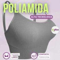 Kit 2 Top Cropped Alça Fina Bojo Removível S/Costura Impllus