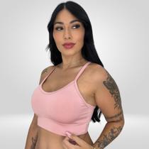 Kit 2 Top Nadador Conforto Feminino Sem Bojo Fitness Sutiã Esportivo