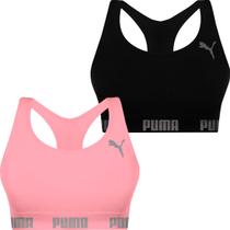 Kit 2 Top Puma Original Feminino Academia Fitness Nadador Sem Costura S/ Bojo Ótima Sustentação Confortável 27070 Kit 2 Top Puma Original Feminino Academia Fitness Nadador Sem Costura S/ Bojo Ótima Sustentação Confortável 27070