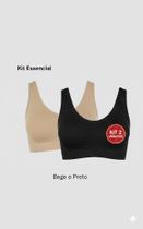Kit 2 Top sem Costura e Bojo Removivel Regata e Nadador Zee Rucci Kit 2 Top sem Costura e Bojo Removivel Regata e Nadador Zee Rucci
