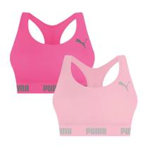 Kit 2 Tops Puma Nadador Sem Costura Feminino