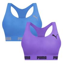 Kit 2 Tops Puma Nadador Sem Costura Feminino