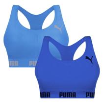 Kit 2 Tops Puma Nadador Sem Costura Feminino Kit 2 Tops Puma Nadador Sem Costura Feminino
