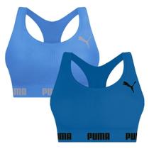 Kit 2 Tops Puma Nadador Sem Costura Feminino