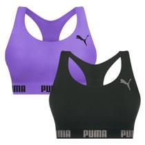 Kit 2 Tops Puma Nadador Sem Costura Feminino