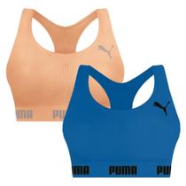 Kit 2 Tops Puma Nadador Sem Costura Feminino