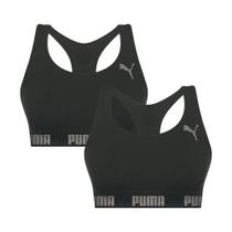 Kit 2 Tops Puma Nadador Sem Costura Feminino