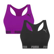 Kit 2 Tops Puma Nadador Sem Costura Feminino