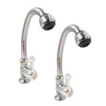 Kit 2 Torneira Banheiro Lavatório Abs Metal Bancada 1/4 Volta SLT-304