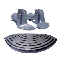 Kit 2 Torneira Cinza Titanium Latina Pa355 + Bandeja Prata Kit 2 Torneira Cinza Titanium Latina Pa355 + Bandeja Prata